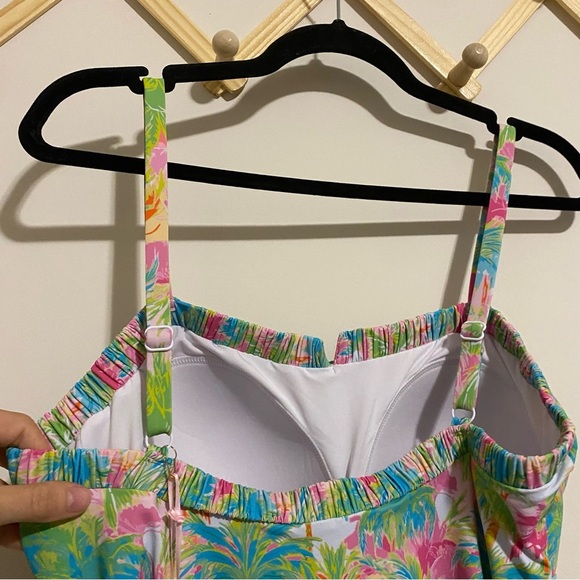 NWT Sweet Honey Tropical Pattern One Piece Swimsuit XL - Picture 7 of 10